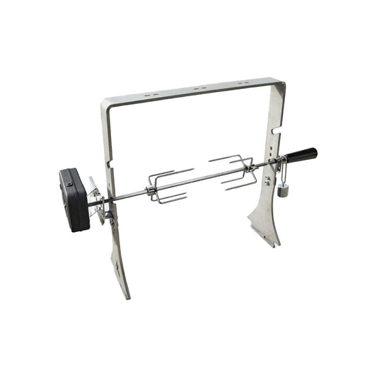 Barbecue Grill Rotisserie for your Arteflame Grill With Cordless Motor - Phoenix Fire Art Store