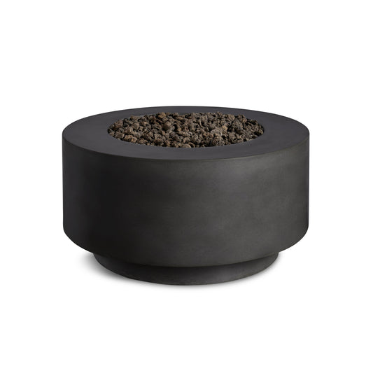 Rund | Cylindrical Concrete Fire Bowl - Phoenix Fire Art Store