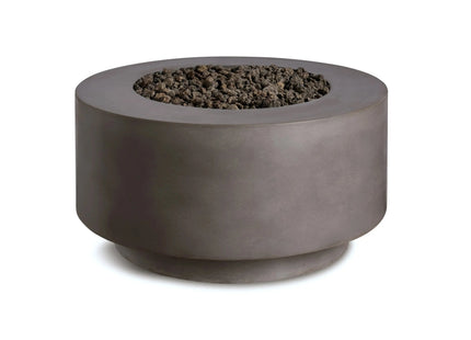 Rund | Cylindrical Concrete Fire Bowl - Phoenix Fire Art Store