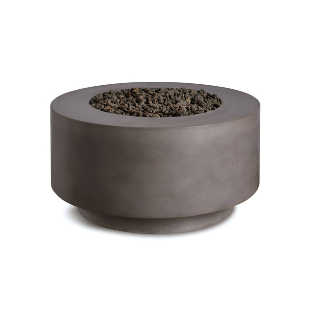 Rund | Cylindrical Concrete Fire Bowl - Phoenix Fire Art Store