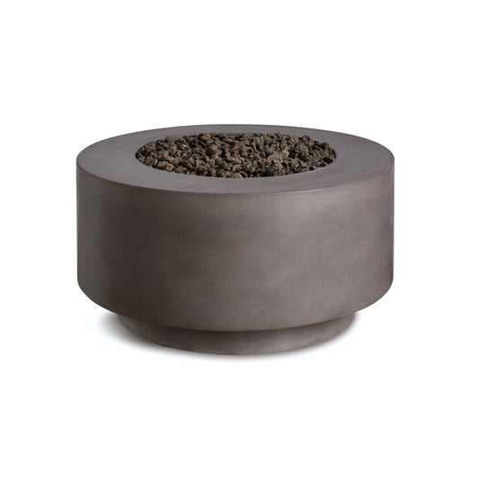 Rund | Cylindrical Concrete Fire Bowl - Phoenix Fire Art Store