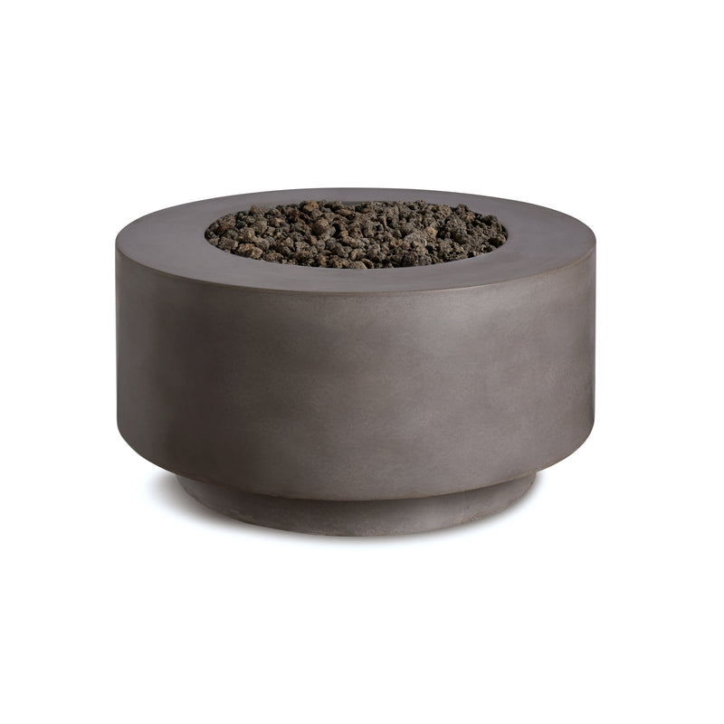Rund | Cylindrical Concrete Fire Bowl - Phoenix Fire Art Store