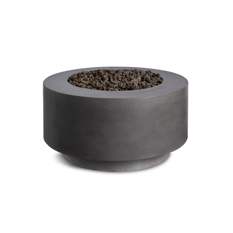 Rund | Cylindrical Concrete Fire Bowl - Phoenix Fire Art Store