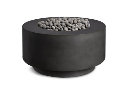 Rund | Cylindrical Concrete Fire Bowl - Phoenix Fire Art Store