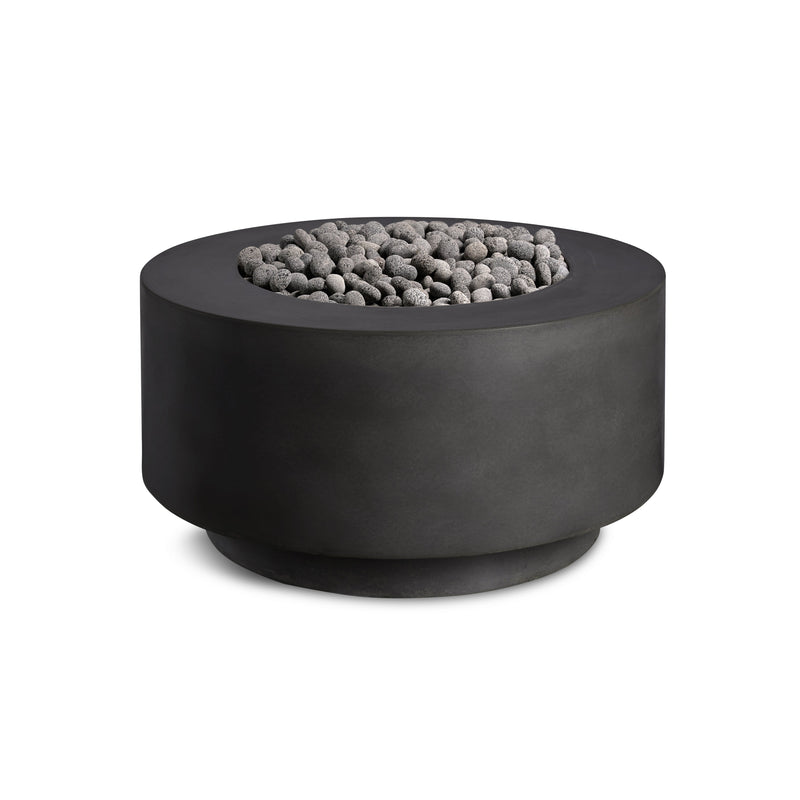 Rund | Cylindrical Concrete Fire Bowl - Phoenix Fire Art Store