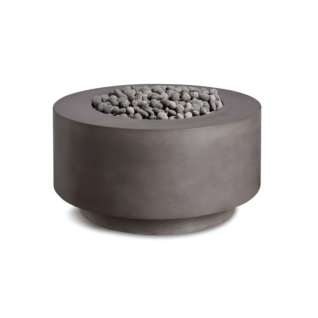 Rund | Cylindrical Concrete Fire Bowl - Phoenix Fire Art Store