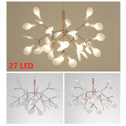 DecorBites™ Luxe Chandelier: Modern Nordic Ceiling Light for Living & Dining Room Decorbites