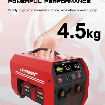 100A 240Wh Lithium Battery Powered Welder with Replaceable Battery Pack - Phoenix Fire Art Store