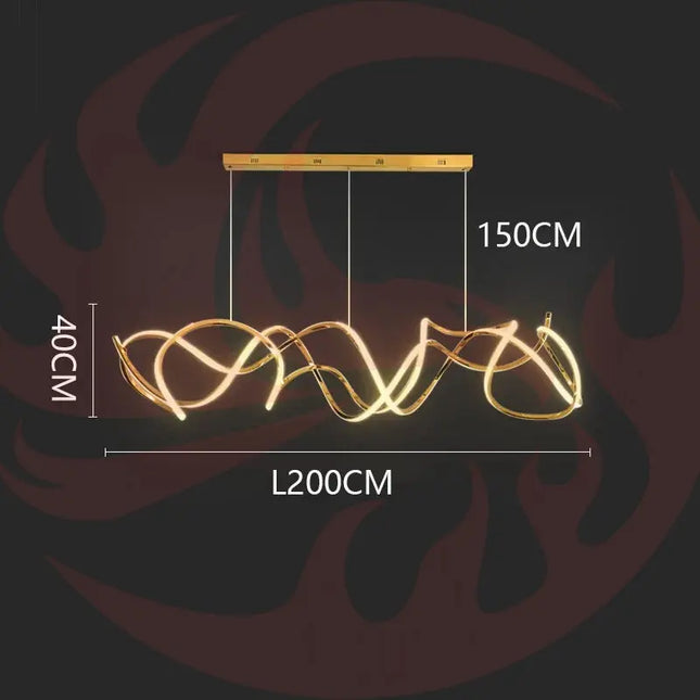 DecorBites™ LED Pendant Chandeliers for Dining and Living Room Decor Decorbites