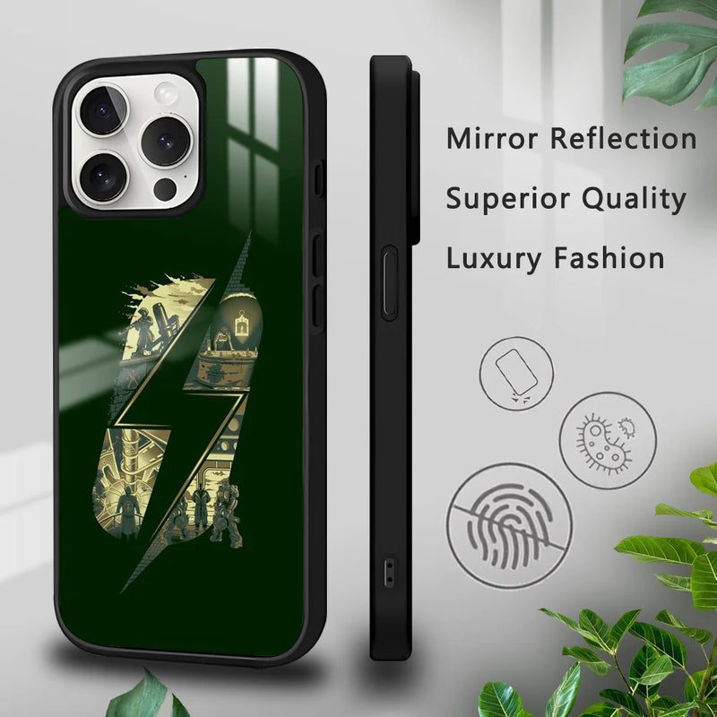 Fallout S-Series 4 Game Phone Case - Vault-Tec Design for iPhone 16, 15, 14, 13, 12, 11 Pro Max Mini Plus