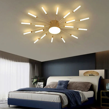 DecorBites™ LED Firework Chandelier: Modern Nordic Living Room Bedroom Pendant Light Fixtures Decorbites