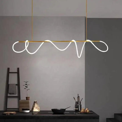 DecorBites™ LED Long Hose Chandelier for Dining Room Kitchen Bar Pendant Lamp Decorbites