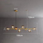 8 heads brown / APP with RC Dimmable
