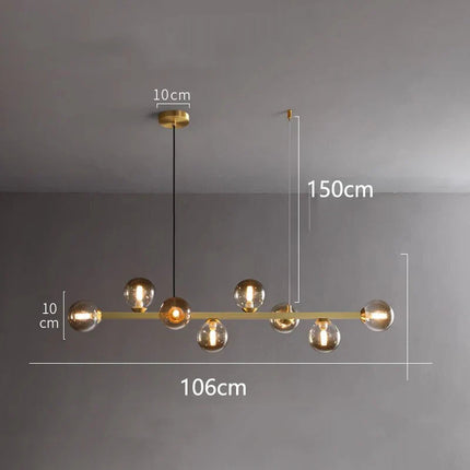 DecorBites™ LED Pendant Chandeliers for Modern Living and Dining Room Lighting Decorbites