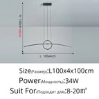 A Black 100cm / Remote Dimming