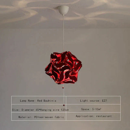 DecorBites™ Luxe Bauhinia Chandelier: Elegant LED Decor for Store, Bedroom & More Decorbites