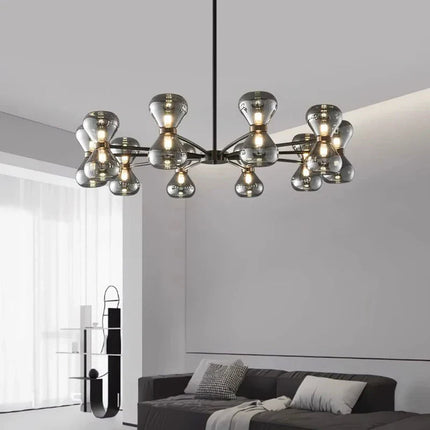DecorBites™ LED Pendant Chandelier: Stylish Ceiling Lamp for Bedroom, Living Room Decor Decorbites