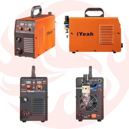 CNC Non-HF Pilot Arc CUT55 CNC iYeah Plasma Cutter 110V/220V 55A Machine With PT60/PTM60 Straight Torch Easy Cutting 25mm - Phoenix Fire Art Store