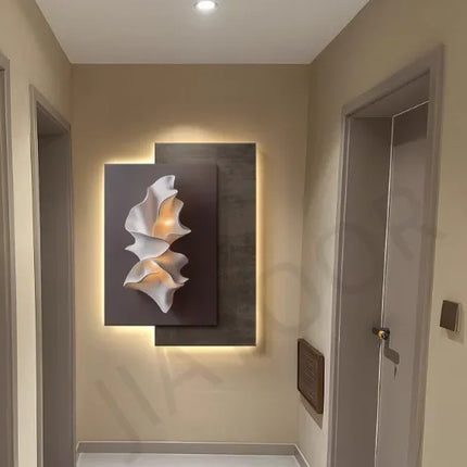 Crystal Porcelain LED Wall Light | Mural Decor - Phoenix Fire Art Store