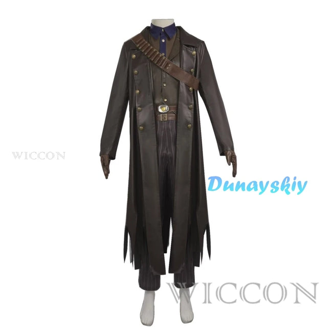 The Ghoul Cosplay Costume - Fallout Cooper Howard Complete Outfit with Hat & Gloves