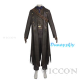 The Ghoul Cosplay Costume - Fallout Cooper Howard Complete Outfit with Hat & Gloves