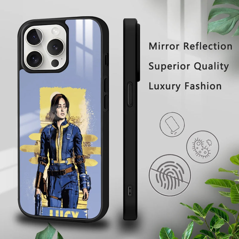 Fallout S-Series 4 Game Phone Case - Vault-Tec Design for iPhone 16, 15, 14, 13, 12, 11 Pro Max Mini Plus