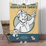 Fallout Vault Boy Plush Blanket - Oversized 200x300cm Ultra-Soft Winter Throw