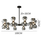 10 heads / Black / APP with RC Dimmable