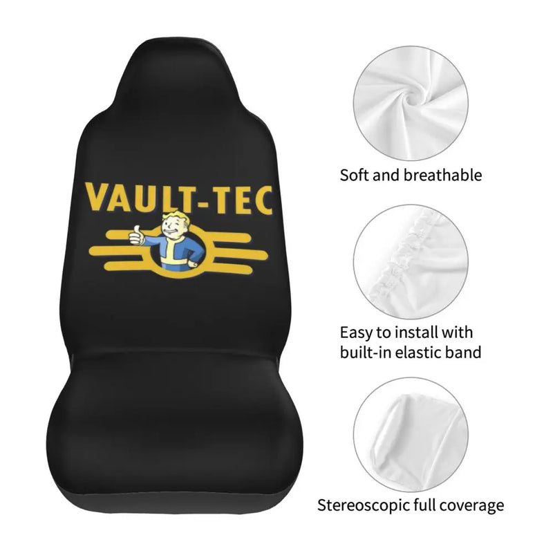 Fallout Vault-Tec Universal Car Seat Cover - Waterproof Seat Protector