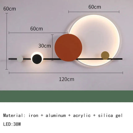DecorBites™ Art Deco LED Wall Sconce: Modern Lighting for Hotel Restaurant Corridors Decorbites