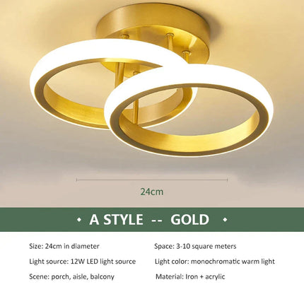 DecorBites™ LED Ceiling Chandelier Modern Bedroom Lamp Indoor Decor Surface Mounted Lighting Decorbites