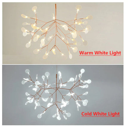 DecorBites™ Luxe Chandelier: Modern Nordic Ceiling Light for Living & Dining Room Decorbites