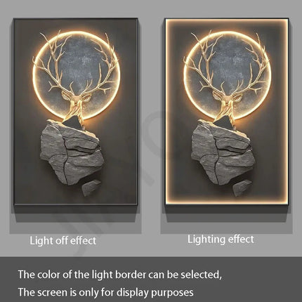 Dlight Decor Reindeer Wall Glow for Luxe Entry Spaces Dlight Decor