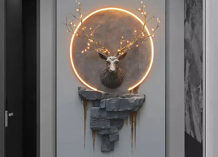 Dlight Decor Reindeer Wall Glow for Luxe Entry Spaces Dlight Decor