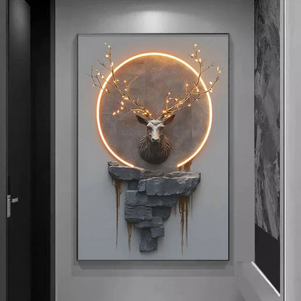 Dlight Decor Reindeer Wall Glow for Luxe Entry Spaces Dlight Decor