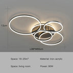 Black 4x1 heads / Brightness Dimmable
