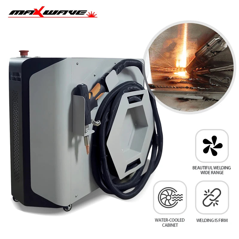 800-1500W 3-in-1 Fiber Laser Welding Machine - Air Cooled Metal Welder with Cutting & Cleaning