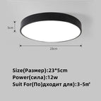 1 head / Black / 220V | Warm White