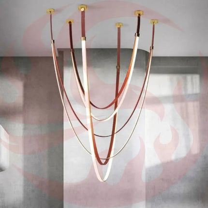 DecorBites™ LED Long Strip Chandelier for Modern Living Room and Villa Decorbites
