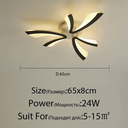 DecorBites™ LED Ceiling Chandelier with Remote Control for Home Décor Decorbites