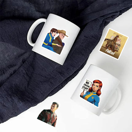 Fallout Stickers Pack 50 Pcs - Vault-Tec Waterproof Vinyl Decals