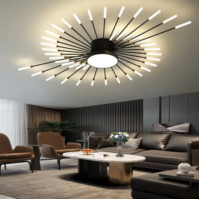 DecorBites™ LED Fireworks Pendant Lamps - Modern Living Room Bedroom Chandelier Lighting Decorbites