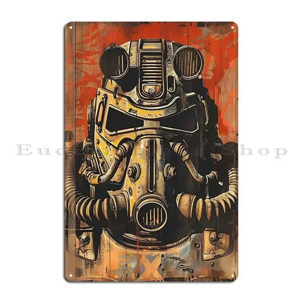 Brotherhood of Steel Metal Sign - Enlist Now Fallout Poster - Exclusive Megapanda687 Design