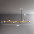 12 heads brown / APP with RC Dimmable