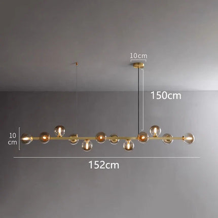 DecorBites™ LED Pendant Chandeliers for Modern Living and Dining Room Lighting Decorbites