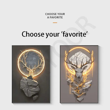 Dlight Decor Reindeer Wall Glow for Luxe Entry Spaces Dlight Decor