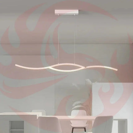 DecorBites™ LED Pendant Chandelier: Modern Nordic Strip Light for Dining, Kitchen, Office, Coffee Room Decorbites