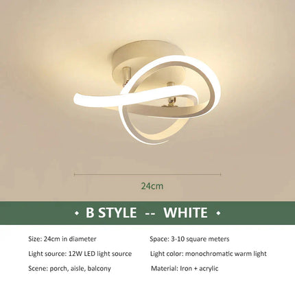DecorBites™ LED Ceiling Chandelier Modern Bedroom Lamp Indoor Decor Surface Mounted Lighting Decorbites