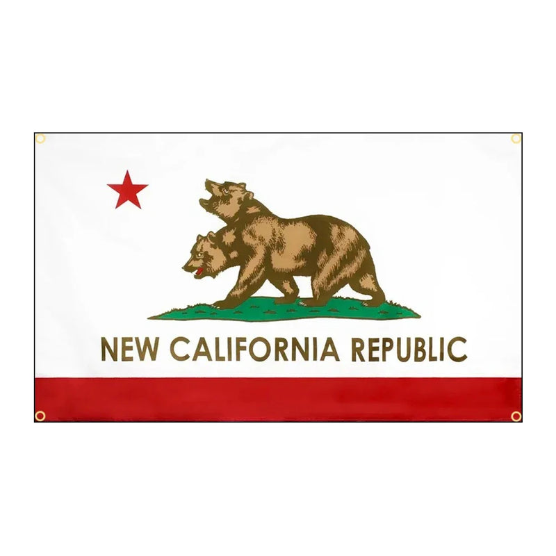 Fallout NCR Flag - New California Republic Bear Banner (2x3ft / 3x5ft)