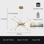 A Gold 8 heads / Cool light